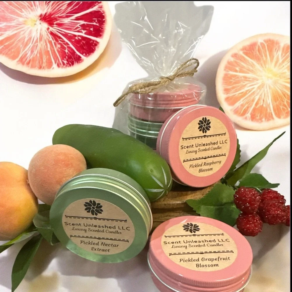 PICKLED SERIES#2 SCENT UNLEASHED LLC HAND POURED SCENTED CANDLES - Picture 1 of 3